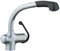 GROHE Ladylux Plus Stainless Steel With Black Kitchen Faucet