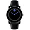 Movado Bold Large Black With Purple Unisex Watch