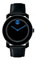 Movado Bold Mid-Size Black Unisex Watch