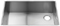 Julien UrbanEdge Undermount Single Bowl Stainless Steel Kitchen Sink