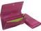Tumi Magenta Capra Collection Continental Ladies Wallet