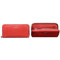 Tumi Red Capra Collection Ladies Zip Around Continental Wallet