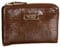Tumi Capra Cognac Lizard Zip Around Key Coin Case