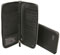 Tumi Black Capra Collection Ladies Zip Around Travel Wallet