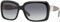 Versace Oversized Black Frame Ladies Sunglasses