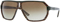 Versace Large Plastic Brown Marble Aviator Mens Sunglasses