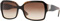 Versace Havana Frame Square Womens Sunglasses