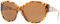 Versace Womens Light Havana Cat Eye Sunglasses