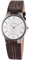 Skagen Steel Brown Leather Steel Mens Watch