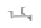 Blanco Cantata Satin Nickel Wall Mounted Pot Filler