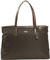 Tumi Brown Voyageur Collection Cologne Tote Bag