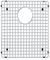 Blanco Precis Stainless Steel Sink Grid