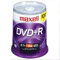 Maxell 100 Pack DVD+R Write Once Spindle