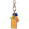 Tumi Carlos Falchi Saffron Dangler Key Fob