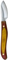 New West KnifeWorks Fusionwood Harvest Mini Paring Knife