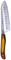 New West KnifeWorks Fusionwood Harvest Santoku Chef Knife