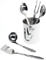 All-Clad Stainless Steel 5 Piece Tool Set With Caddy
