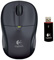 Logitech Black V220 Cordless Optical Mouse For Notebooks