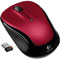 Logitech M325 Red Wireless Optical Mouse