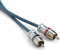 JL Audio XB-BLUAIC2-12 Blue 12 Foot 2-Channel Twisted-Pair Audio Interconnect Cable