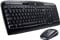 Logitech Black Wireless Desktop MK300 Keyboard And Mouse Combination