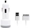 Griffin White PowerJolt Car Charger For iPods & iPhones