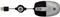 GE Black And Silver Retractable Optical Mini Mouse