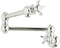 Rohl Polished Nickel Wall Mounted Country Kitchen Swing Arm Pot Filler