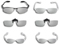 LG 6 Pair Family Pack 3D Cinema Glasses