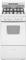 Amana 20" White Freestanding Gas Range