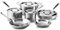 All-Clad D5 Brushed Stainless Steel 10 Piece Cookware Set