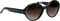 Burberry Green Havana Oval Womens Sunglasses