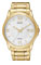 Citizen Eco-Drive Gold Tone Mens Bracelet Watch