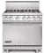 Viking 36" Brigade Series Stainless Steel Freestanding Gas Range