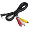 Kenwood Mini-Jack To RCA Cable Adapter