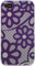 Luxmo iPhone 4 Purple Lace Crystal Design Case