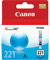 Canon Printer Cyan Ink Cartridge