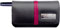 Case Logic Wireless Universal Black Leather Pouch With Red Stripe