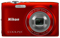 Nikon COOLPIX S3100 Red 14 Megapixel Digital Camera