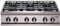 DCS CP-366-L 36" Stainless Steel Liquid Propane Gas Cooktop
