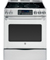 GE Cafe 30" Free-Standing Radiant Stainless Steel Range