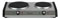 Waring Pro Brushed Stainless Double Burner