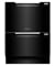 Fisher & Paykel Double DishDrawer 24" Black Dishwasher