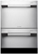 Fisher & Paykel Tall EZKleen Stainless Steel Double DishDrawer
