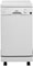 Danby 18" White Portable Dishwasher