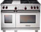 Wolf 48" Dual Fuel Double Oven Range - Stainless Steel Finish