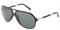 Dolce & Gabbana Mens Black Frame Green Lens Sunglasses