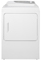 Fisher & Paykel 6 Cu Ft White Front Loading Gas Dryer