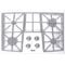 Viking DGVU Designer Series 30" White Gas Cooktop