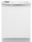 Whirlpool 24" White Built-In Dishwasher